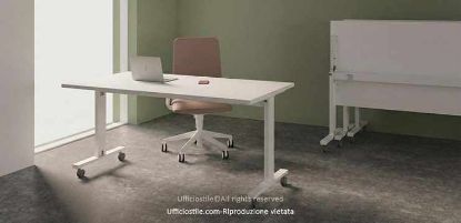 Picture of Desk with "T" structure, 140 cm