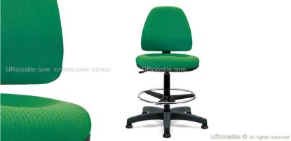 Immagine di Sgabello elevabile poggiapiedi regolabile