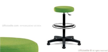 Immagine di Sgabello con poggiapiedi fisso