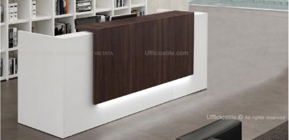 Immagine di Bancone reception led cm 205 x 88