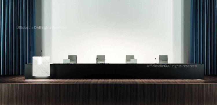 Immagine di Bancone reception lineare cm. 400