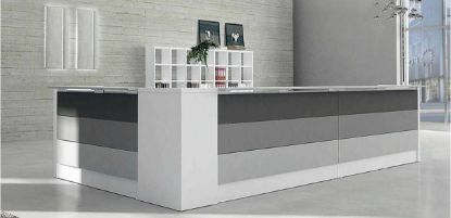 Immagine di Bancone reception angolare 2 postazioni