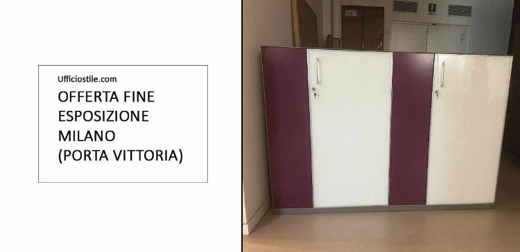 Picture of Two-tone metal wardrobe h.126 Fine Expo