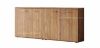 Immagine di Libreria bassa ufficio  04 ante  cm.180x45 Rovere