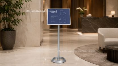Immagine di Totem per segnaletica A4 orizzontale