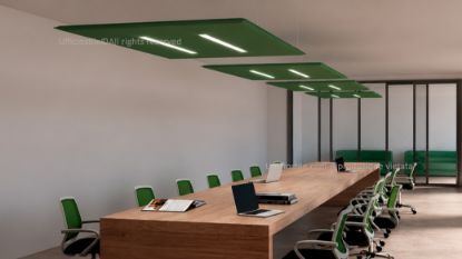 Immagine di Pannello quadrato con 02 Led rettangolari