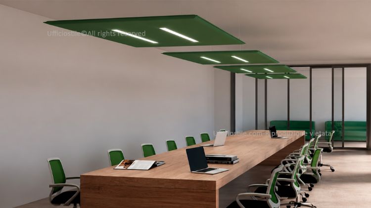 Immagine di Pannello quadrato con 02 Led rettangolari