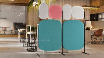 Immagine di Pannelli orientabili su struttura freestanding