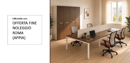 Immagine di Ufficio operativo bench completo per 4 postazioni