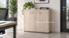 Picture of bookcase office 02 doors battenti cm.90x45 Oak