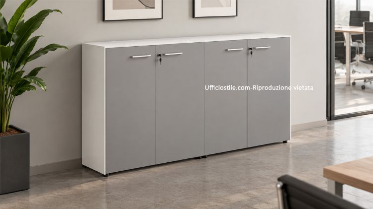 Picture of Office cabinet with 4 doors, H 118 cm