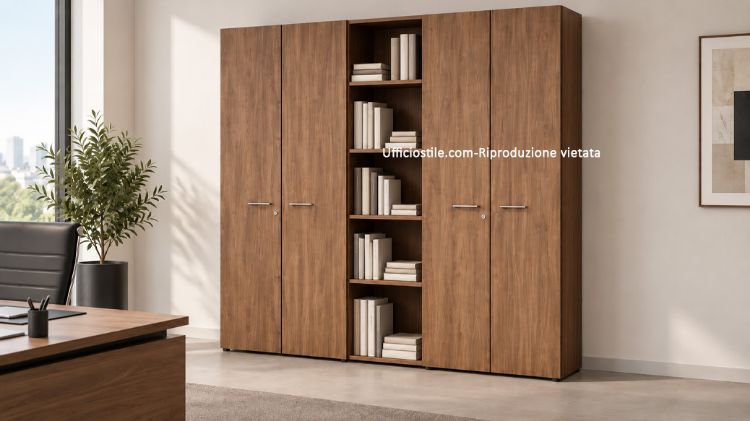 Picture of Tall office storage cabinet, height 225 cm.