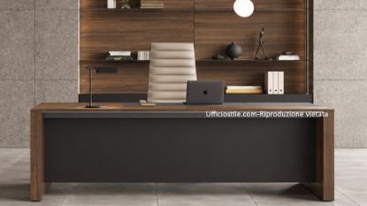 Immagine di Scrivania, poltrona e boiserie