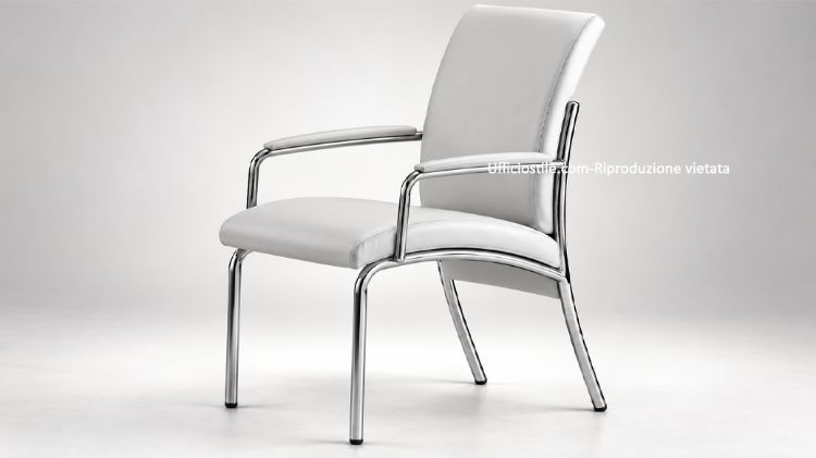 Picture of Gala Office Waiting Armchair with Armrests